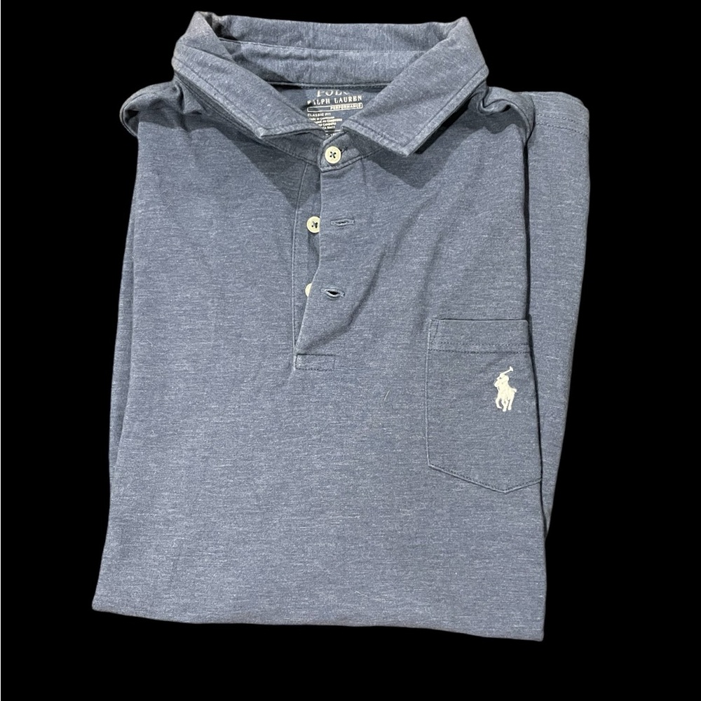 Polo Ralph Lauren Blue Collar Men Shirt